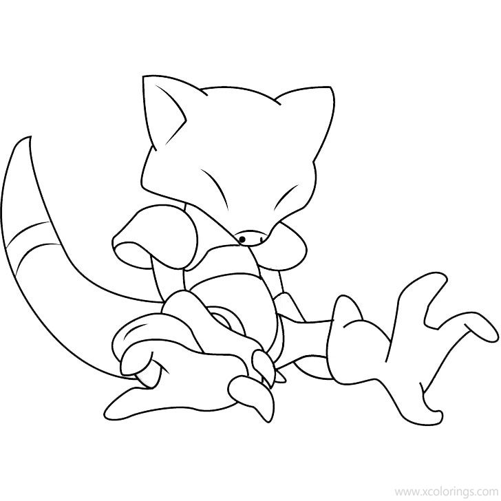 Free Abra from Pokemon Coloring Pages printable