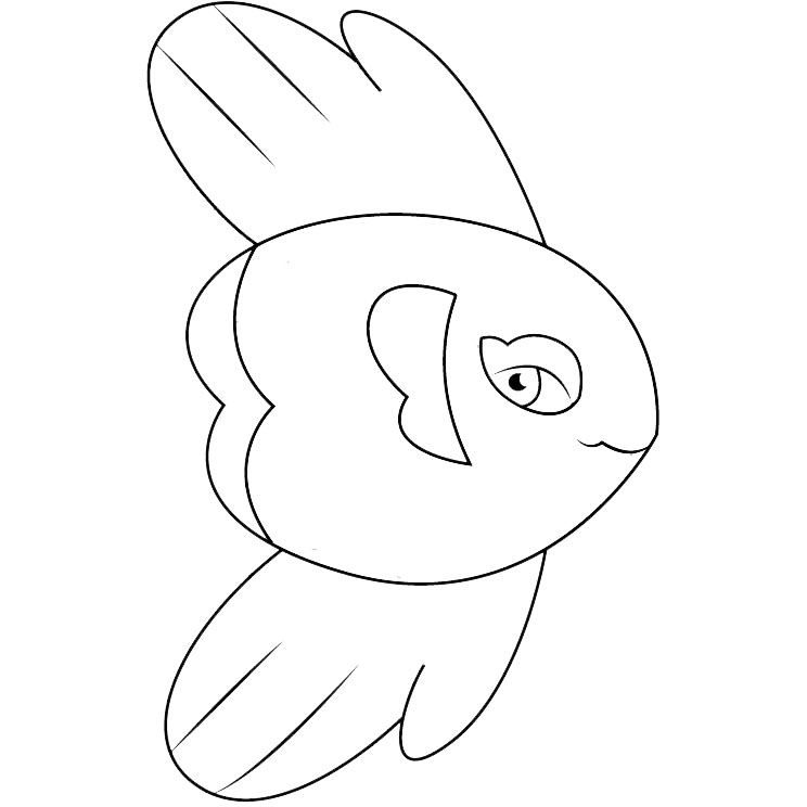 Free Alomomola from Pokemon Coloring Pages printable