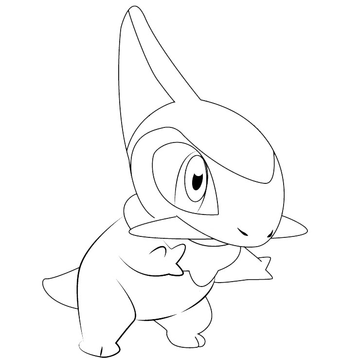 Free Axew from Pokemon Coloring Pages printable