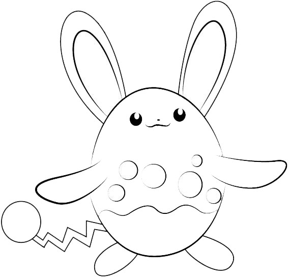 Free Azumarill from Pokemon Coloring Pages printable