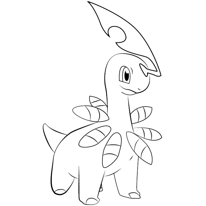Free Bayleef Pokemon Coloring Pages printable