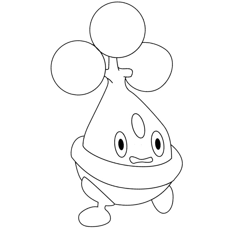 Free Bonsly Pokemon Go Coloring Pages printable