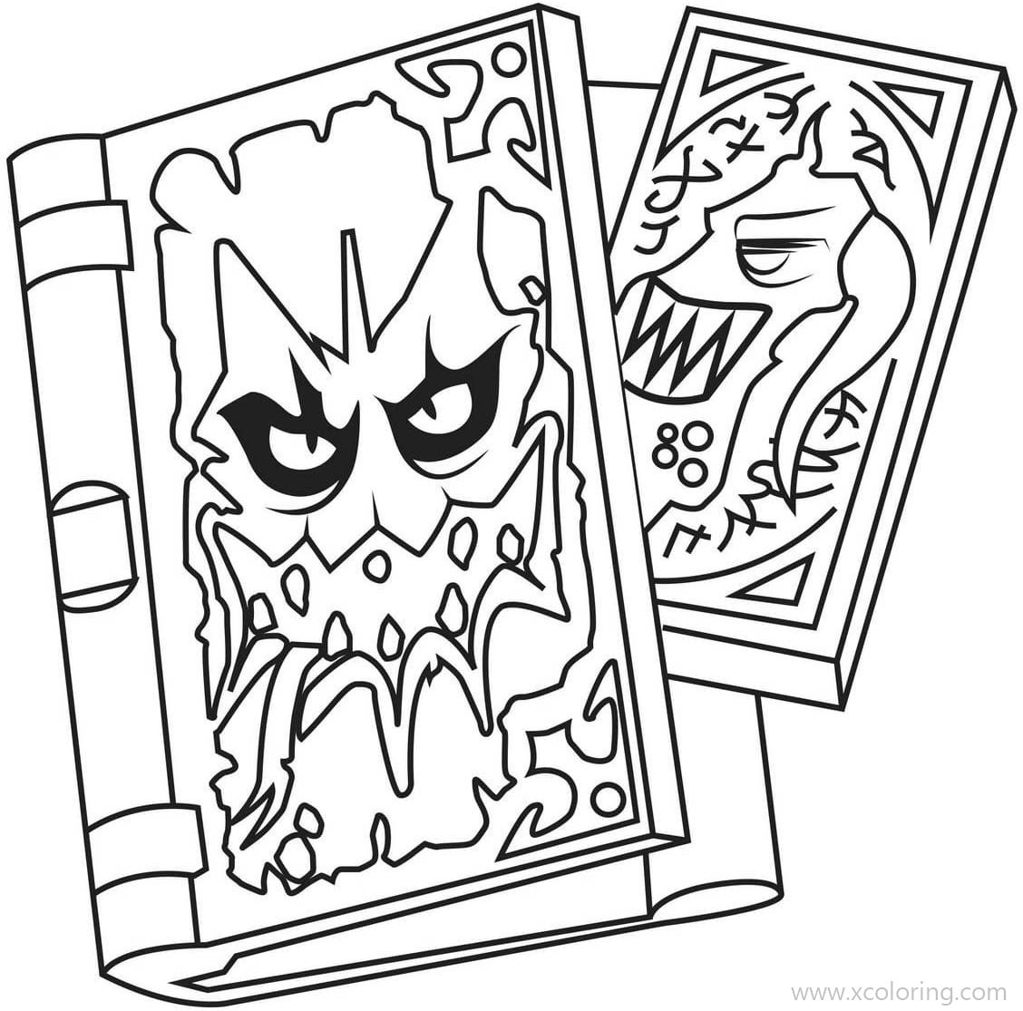 Free Book of Monsters from LEGO NEXO Knights Coloring Pages printable