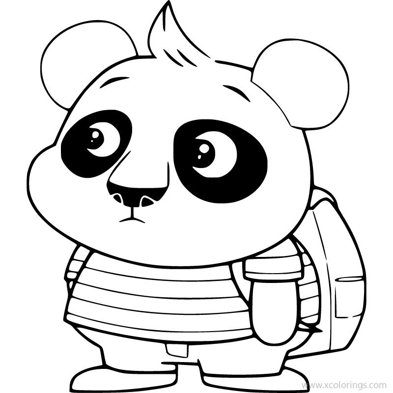 Chip and Potato Coloring Pages Characters - XColorings.com