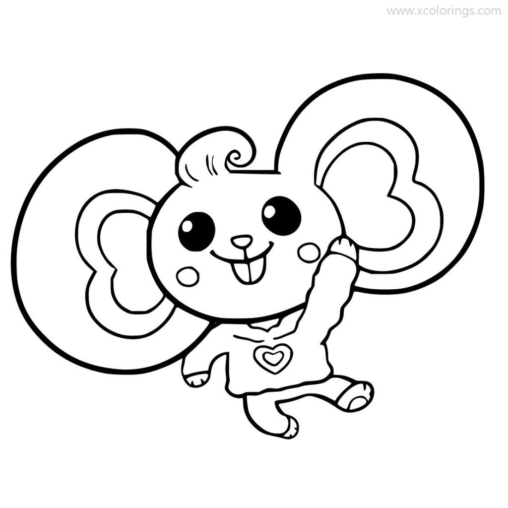 Chip and Potato Coloring Pages Pug and Mouse - XColorings.com