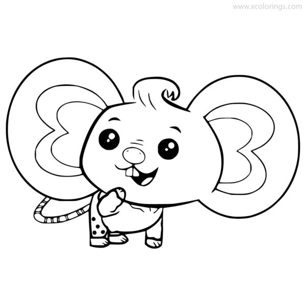 Chip and Potato Coloring Pages Totsy Tot Pug - XColorings.com