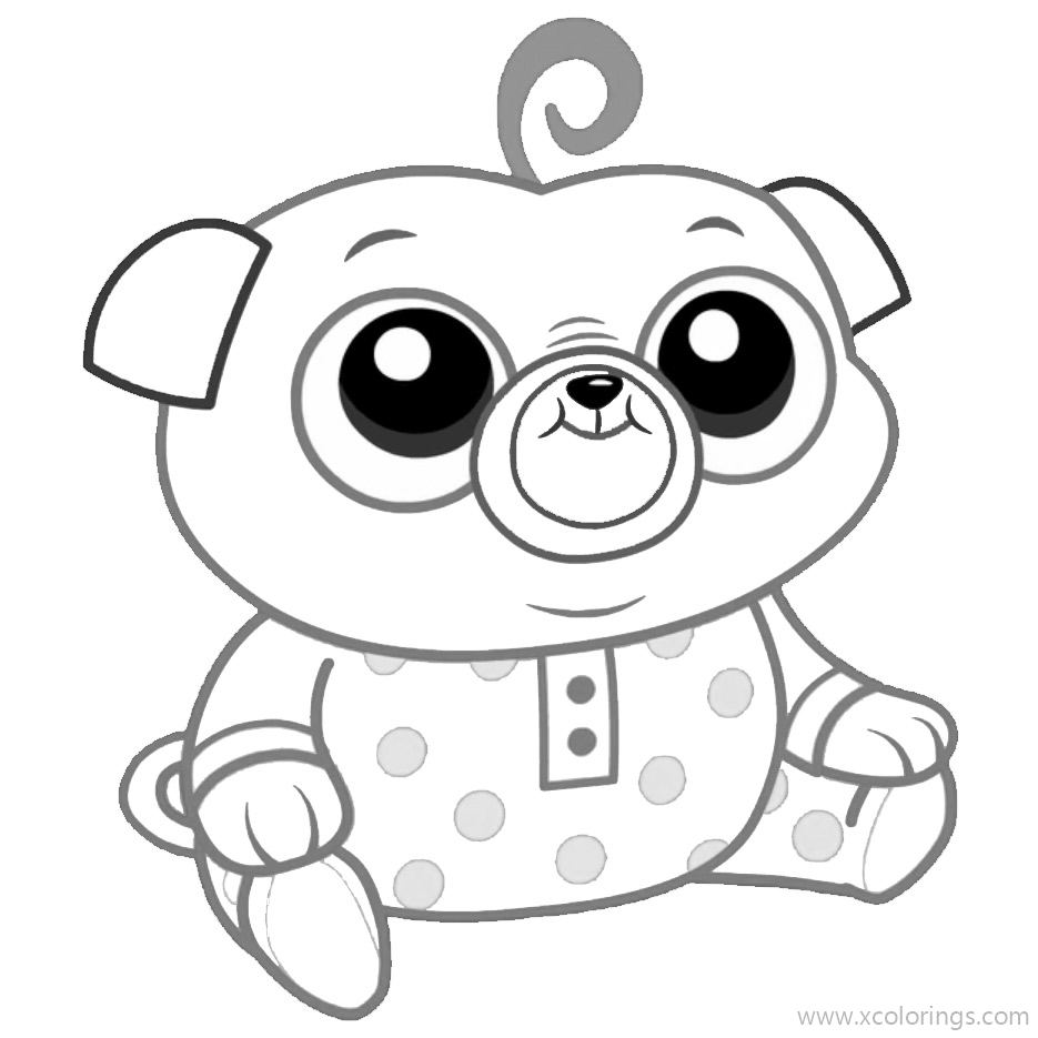 Free Chip and Potato Coloring Pages Totsy Tot Pug printable