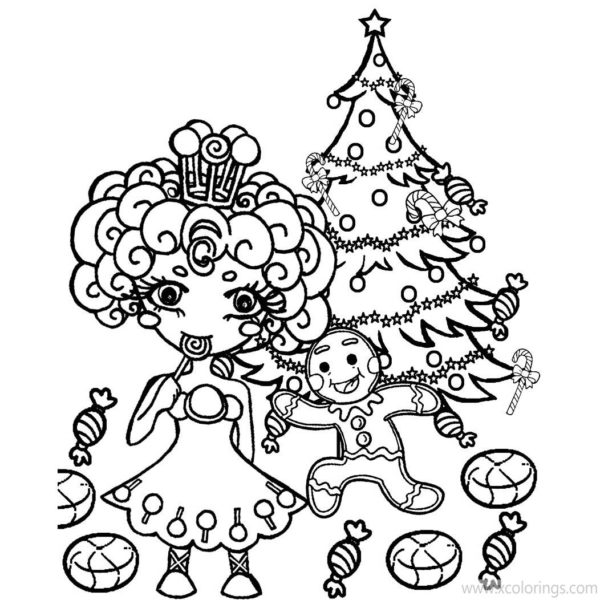 Candyland Queen Frostine Page Coloring Pages