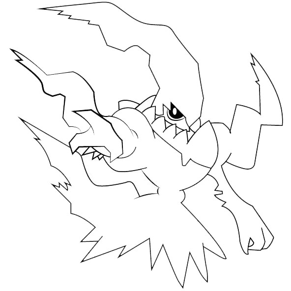 Darkrai from Pokemon Coloring Pages - XColorings.com