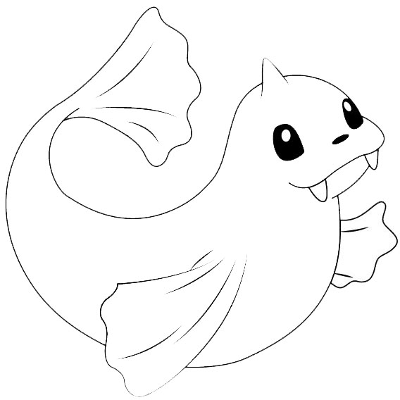 Free Dewgong from Pokemon Coloring Pages printable