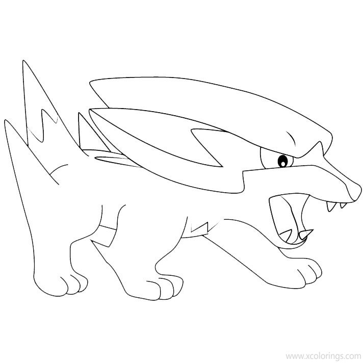 Free Electrike from Pokemon Coloring Pages printable
