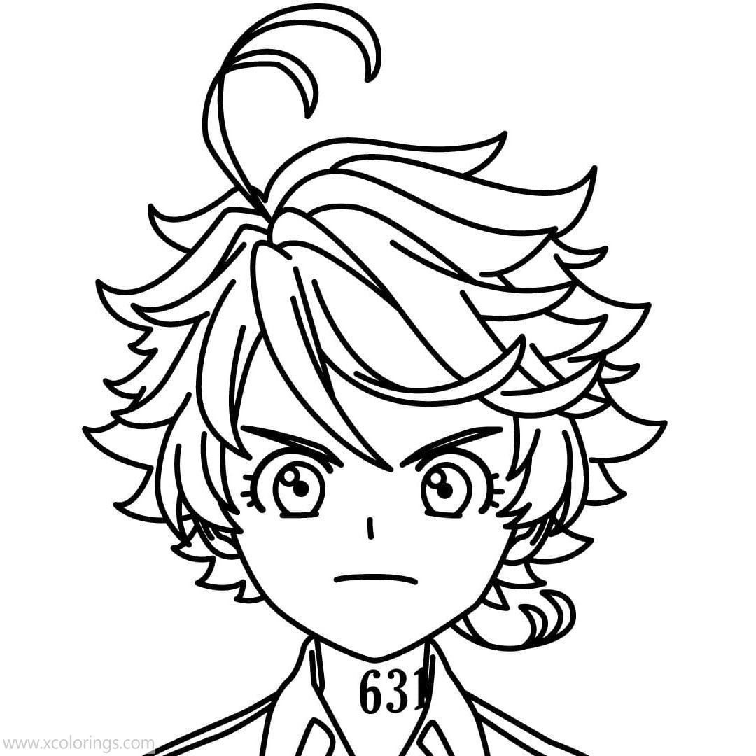 Free Emma from The Promised Neverland Coloring Pages printable