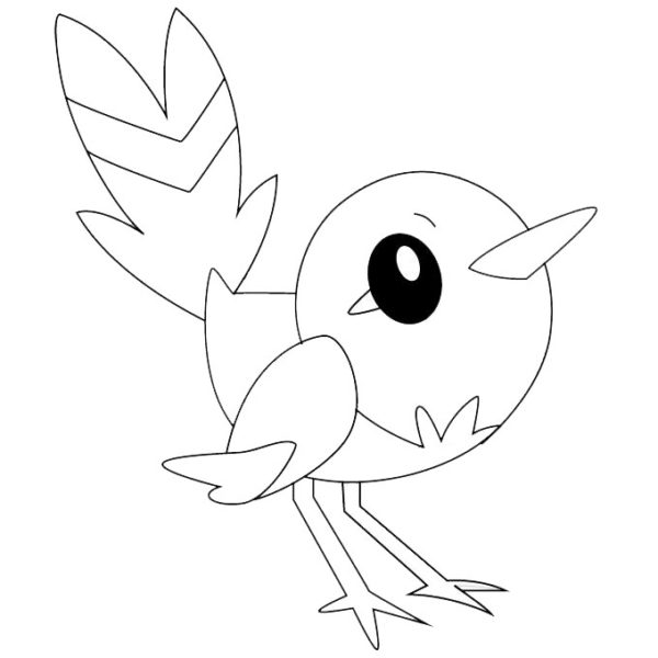 Fennekin Pokemon Coloring Pages - XColorings.com