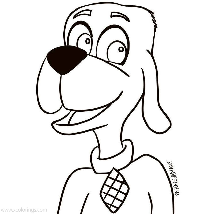 Go Dog Go Coloring Pges Lineart Fanart - XColorings.com