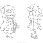 Download Gravity Falls Coloring Pages Whisper - XColorings.com