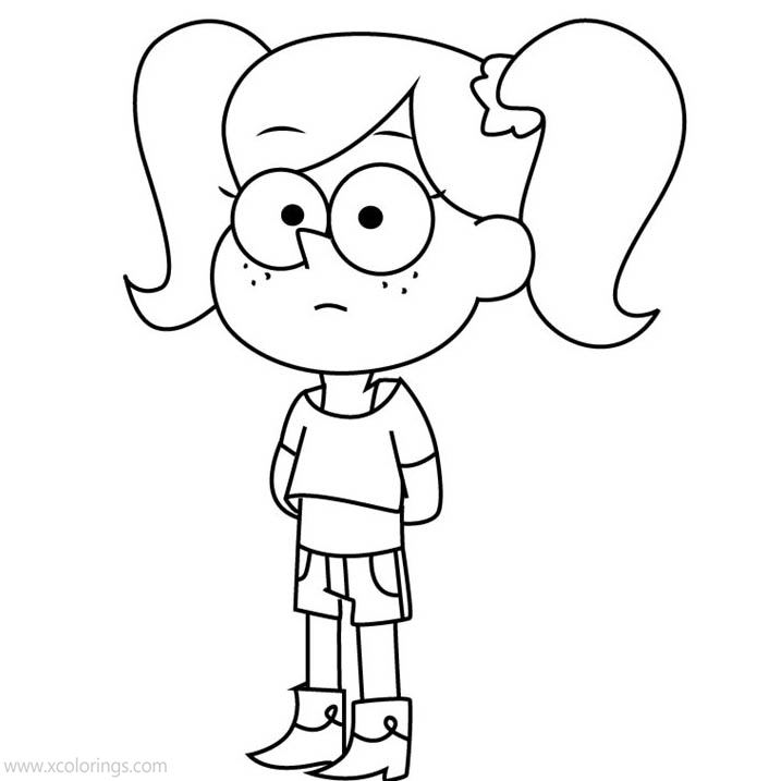Free Gravity Falls Coloring Pages Emma Sue printable