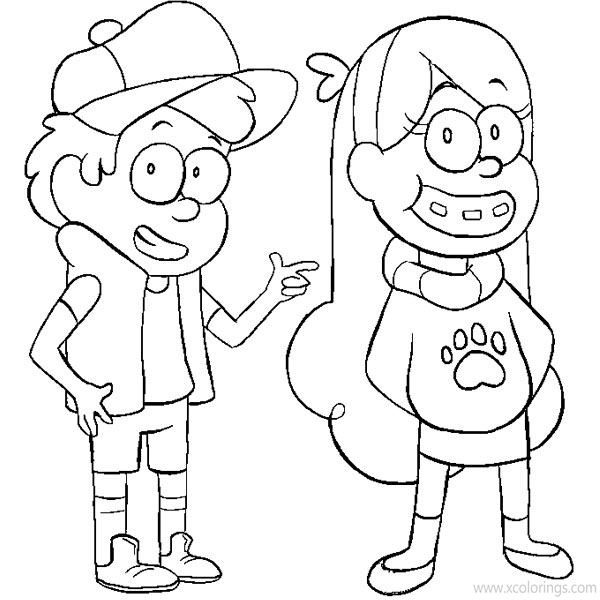 Free Gravity Falls Coloring Pages Free to Print printable