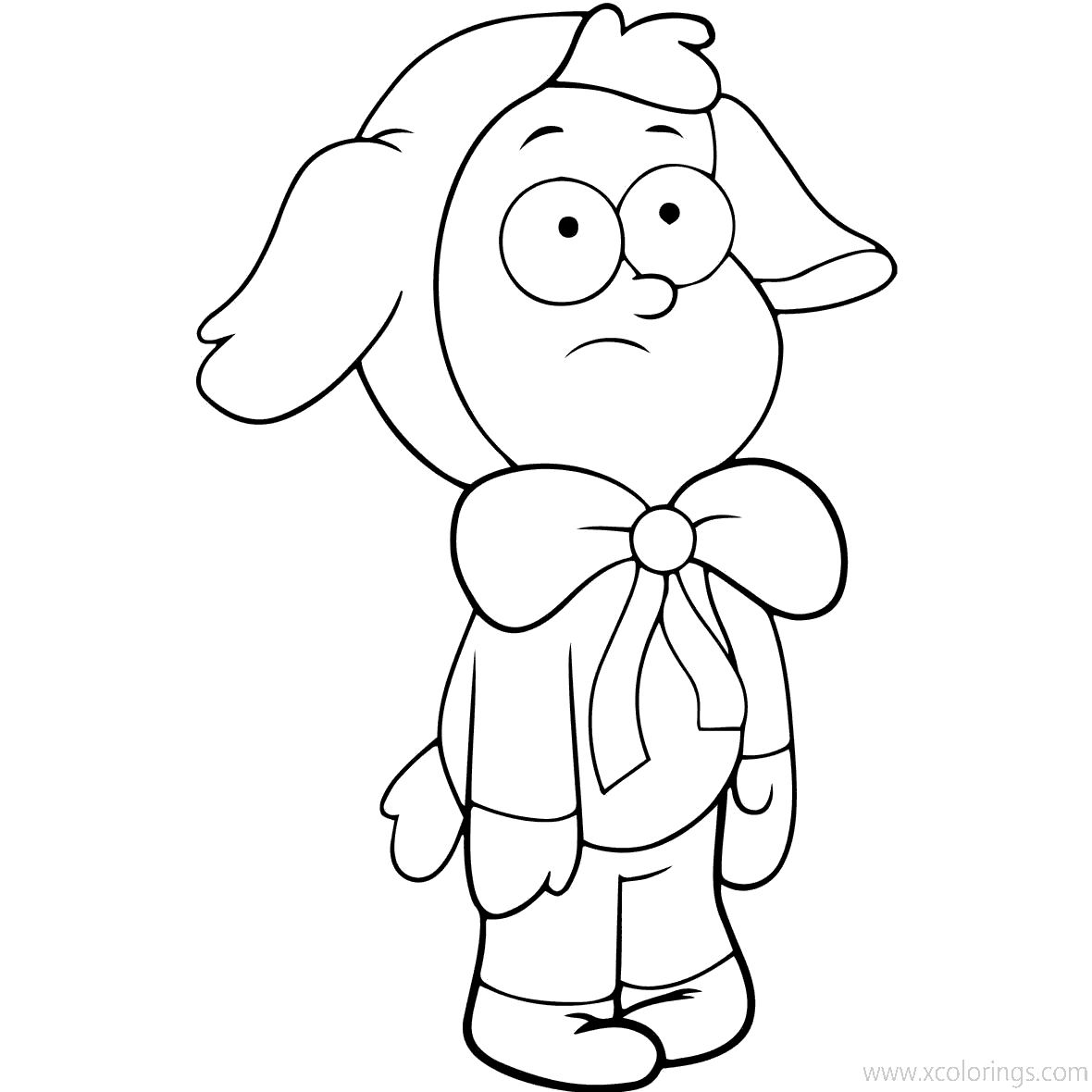 Free Gravity Falls Coloring Pages Funny Dipper printable