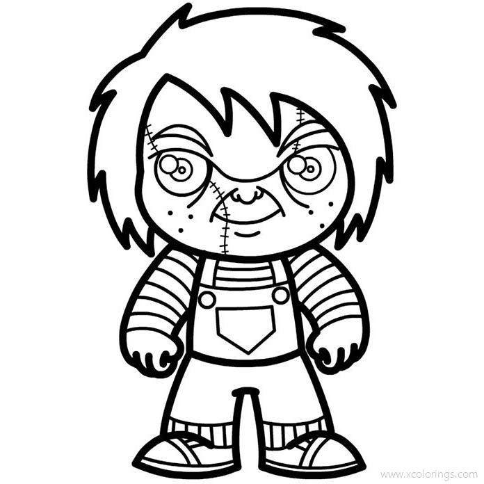 Coloring Pages Of Chucky Doll - boringpop.com