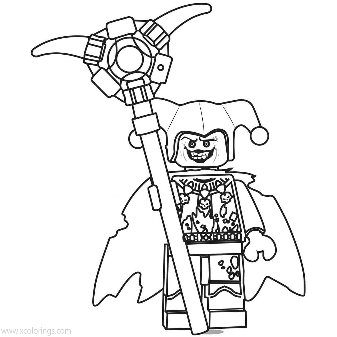 Free Jestro from LEGO NEXO Knights Coloring Pages printable