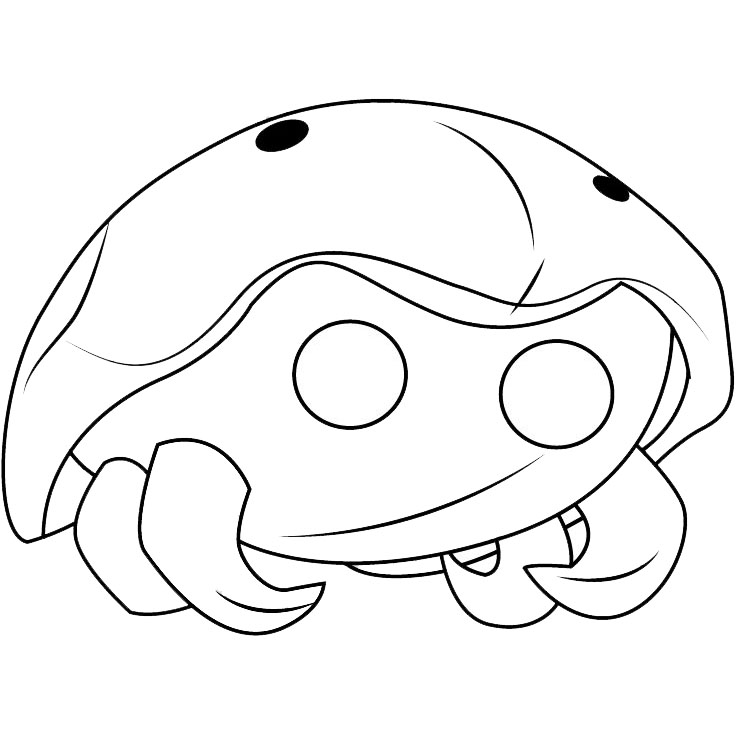 Free Kabuto from Pokemon Coloring Pages printable