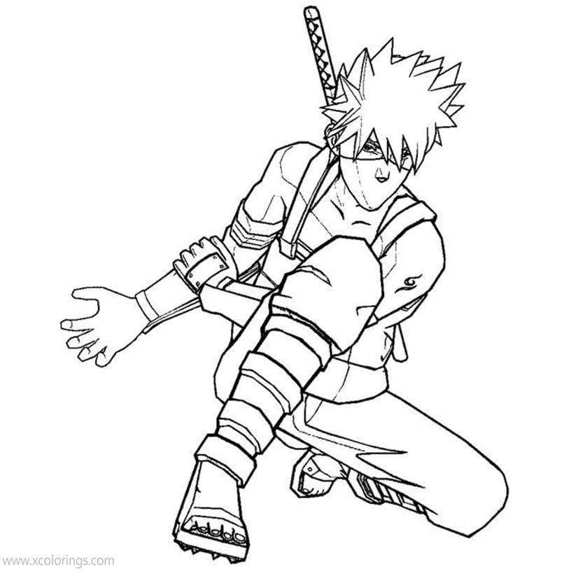 Free Kakashi is Powerful Coloring Pages printable