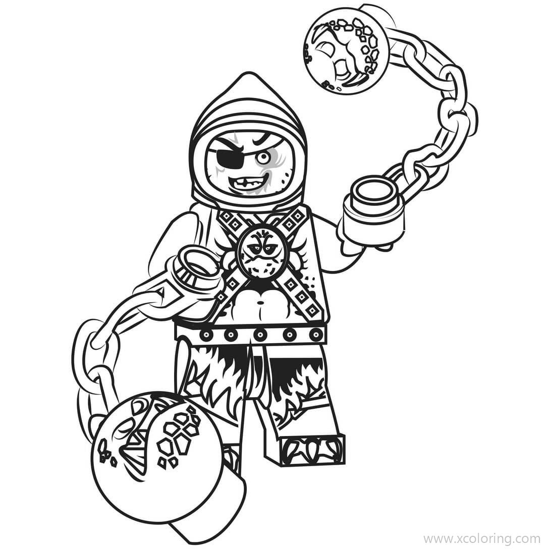 LEGO NEXO Knights Coloring Pages Beast Monster - XColorings.com