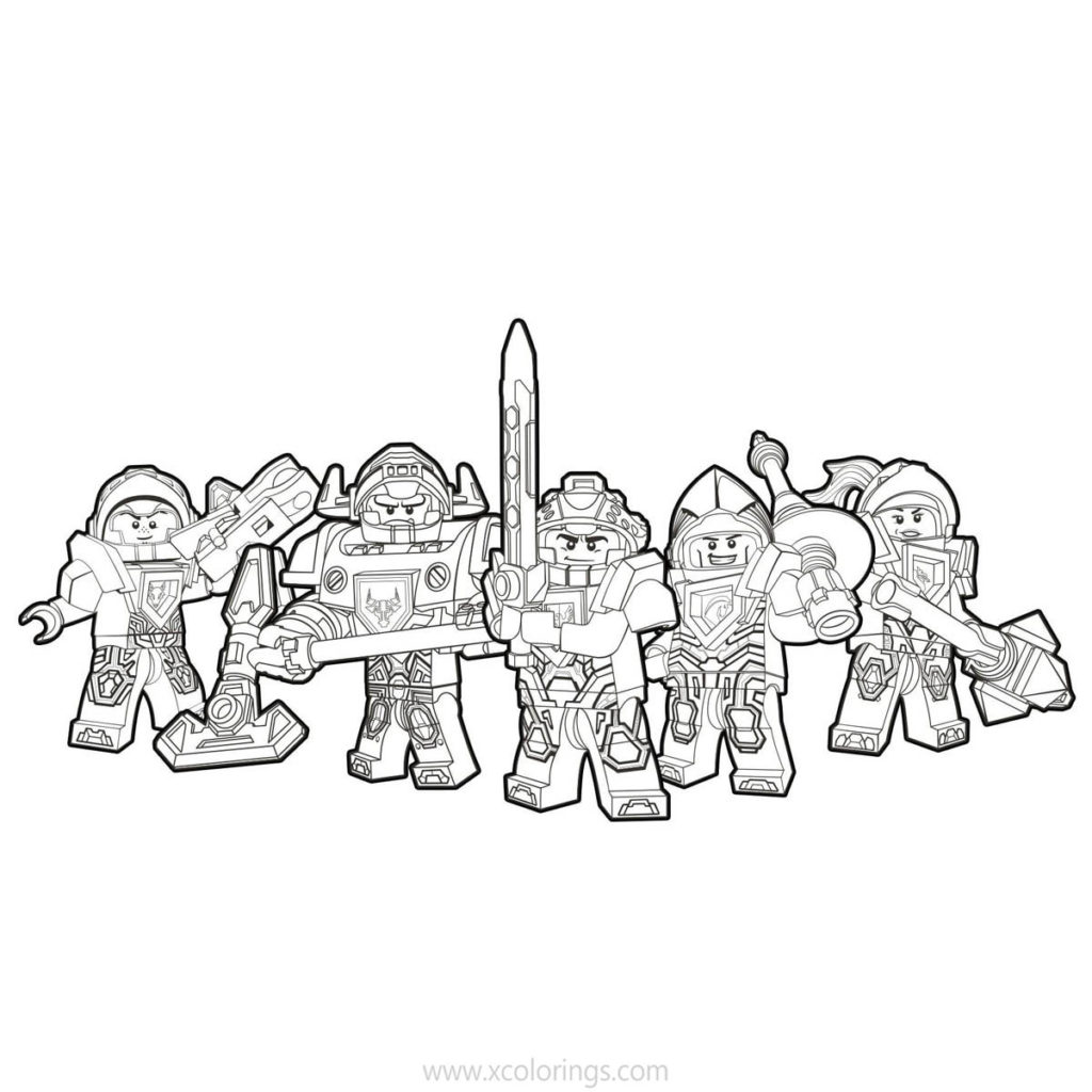 Shield from LEGO NEXO Knights Coloring Pages - XColorings.com