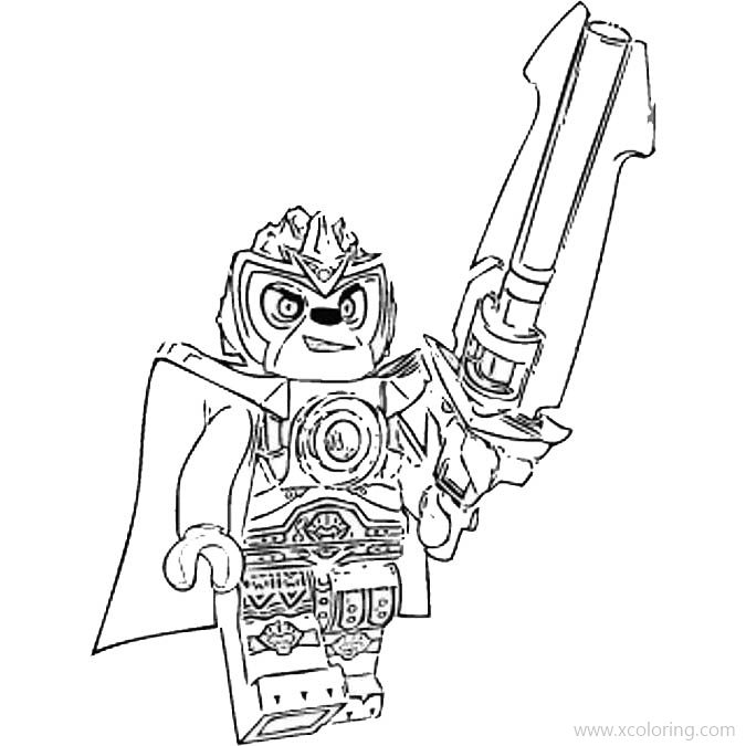 Free LEGO NEXO Knights Coloring Pages Chima printable