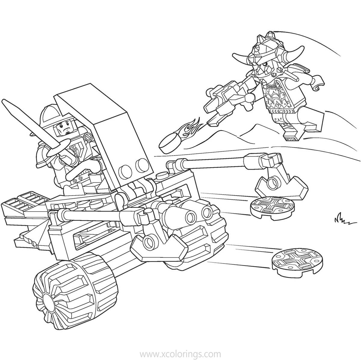 Free LEGO NEXO Knights Coloring Pages Free to Print printable