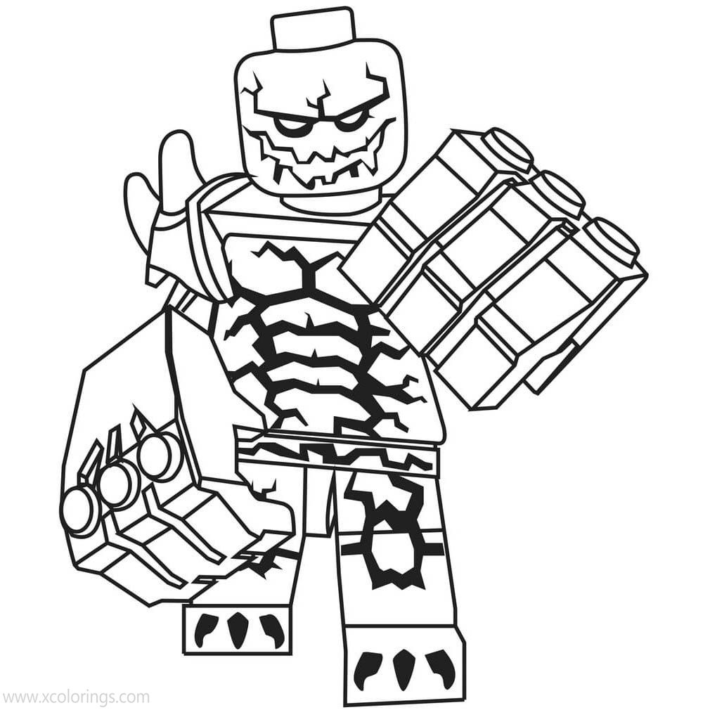 Free LEGO NEXO Knights Coloring Pages Moltor printable