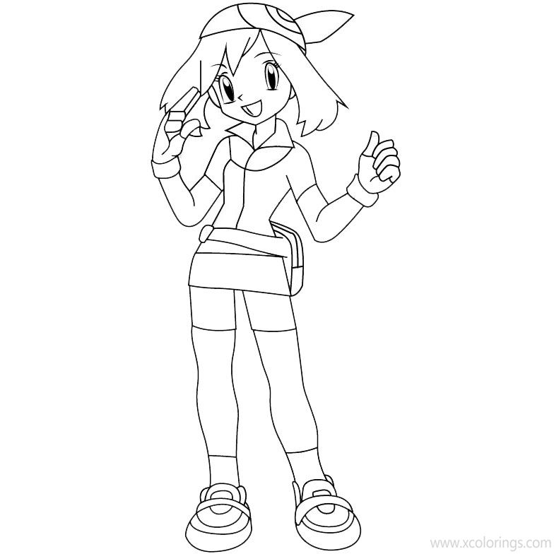Free May from Pokemon Coloring Pages printable