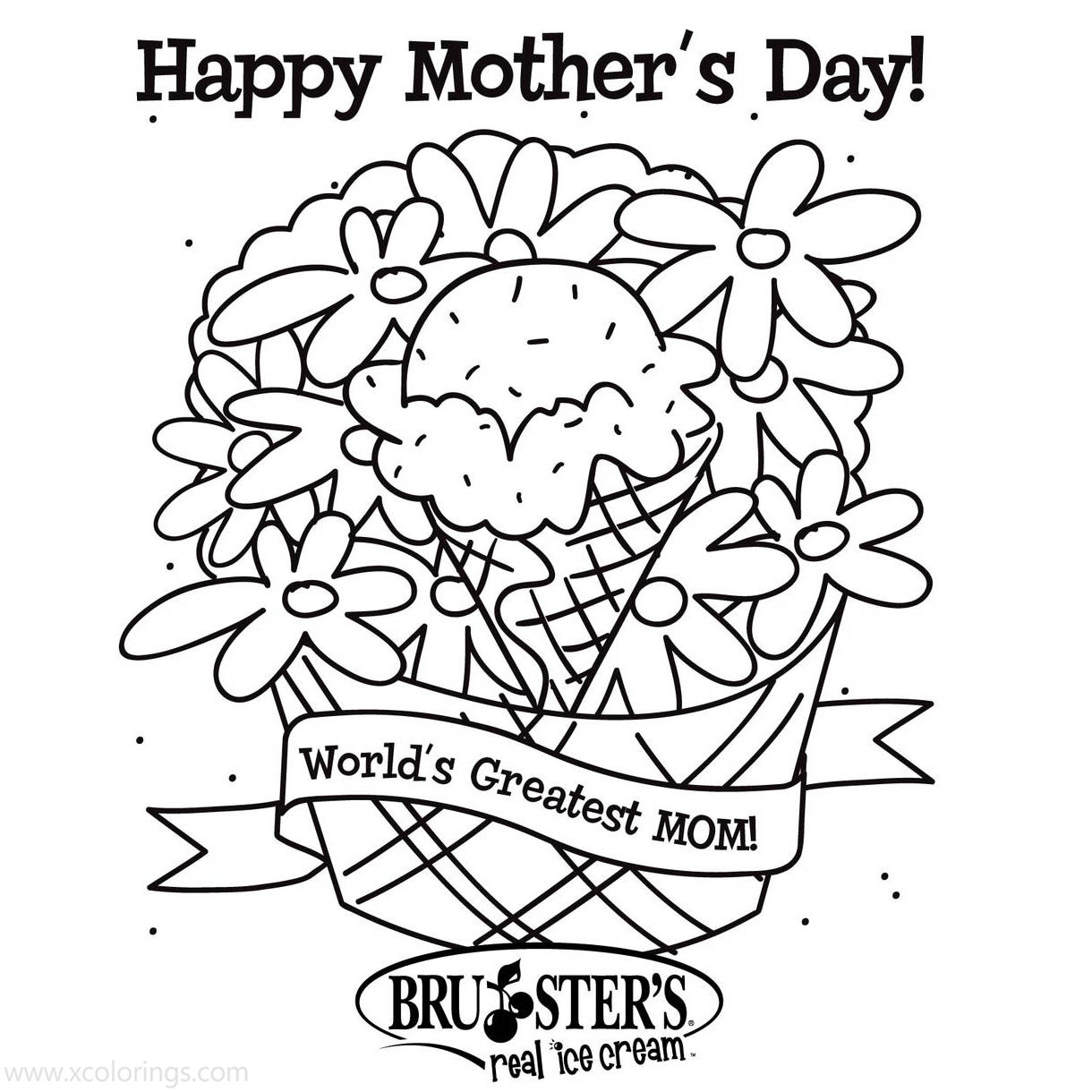 Free Mother's Day Coloring Pages Greatest Mom printable