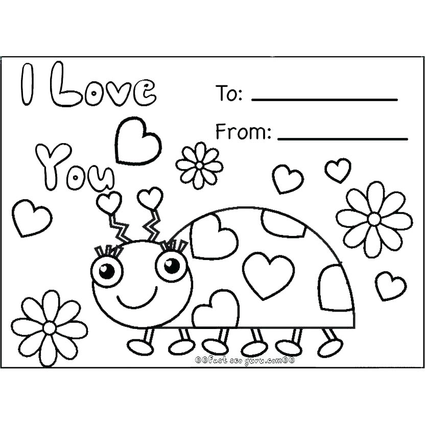 Free Mother's Day Coloring Pages Ladybug printable