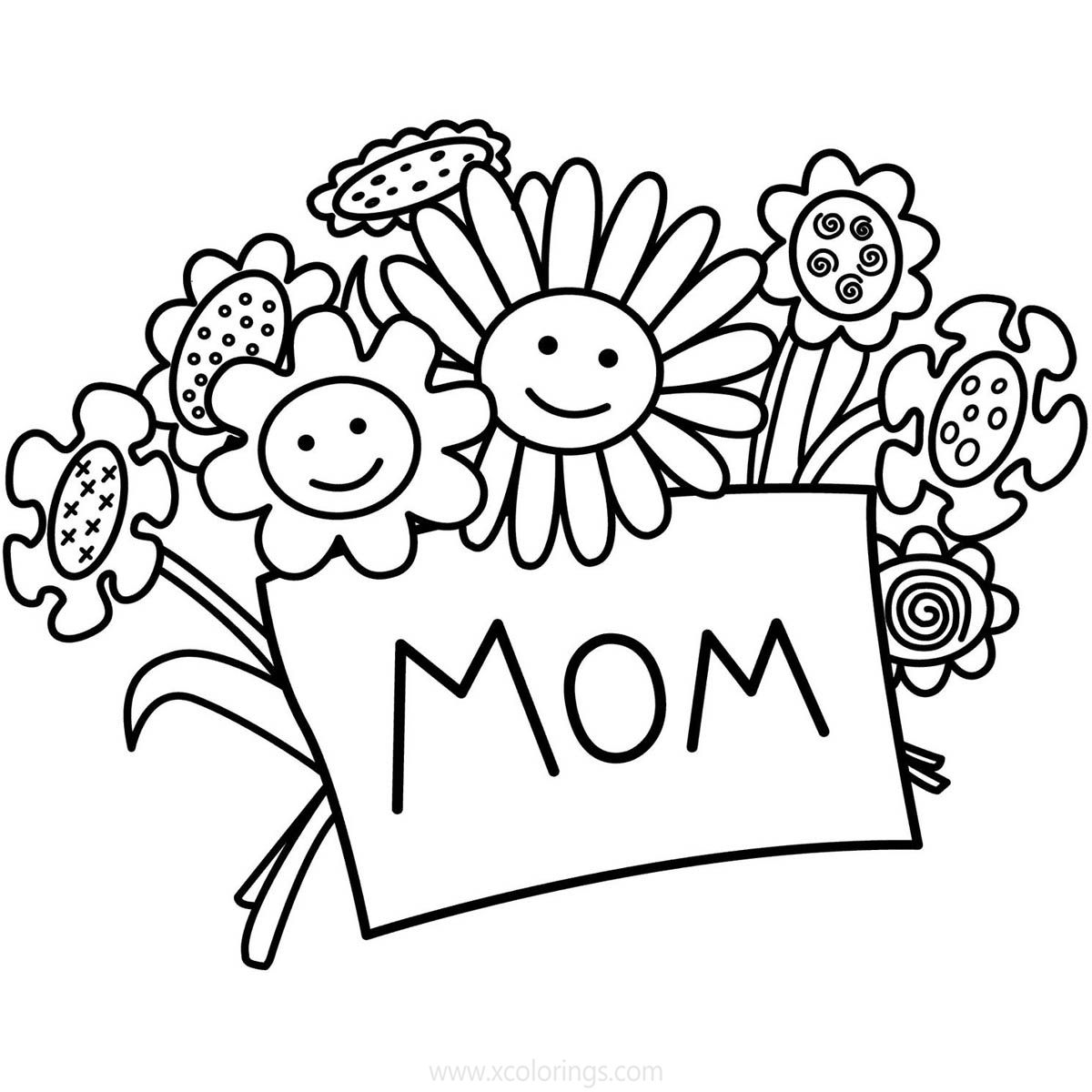 Free Mother's Day Coloring Pages for Preschoolers printable