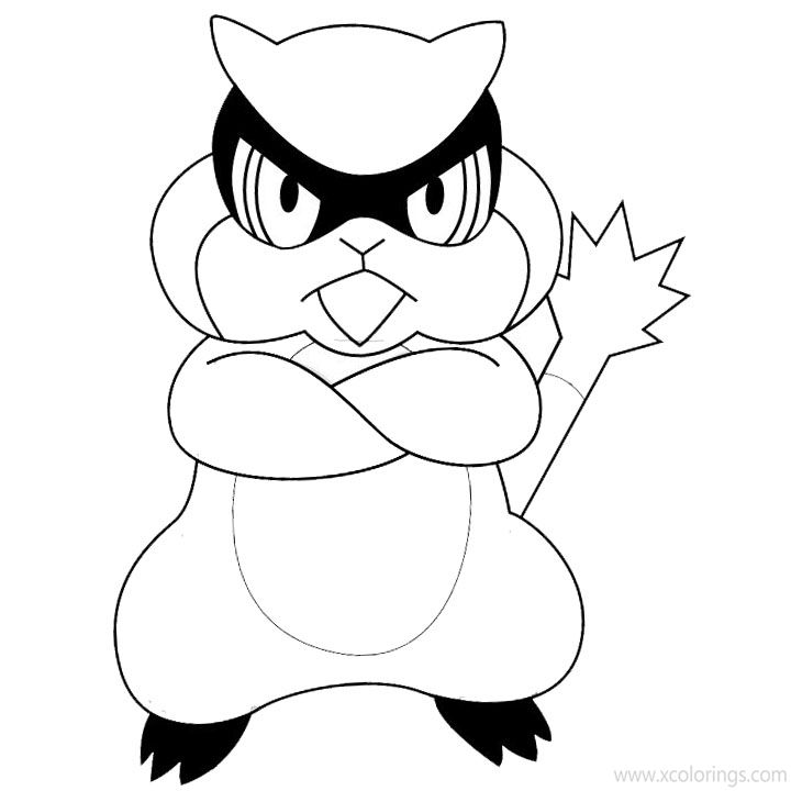 Free Patrat from Pokemon Coloring Pages printable