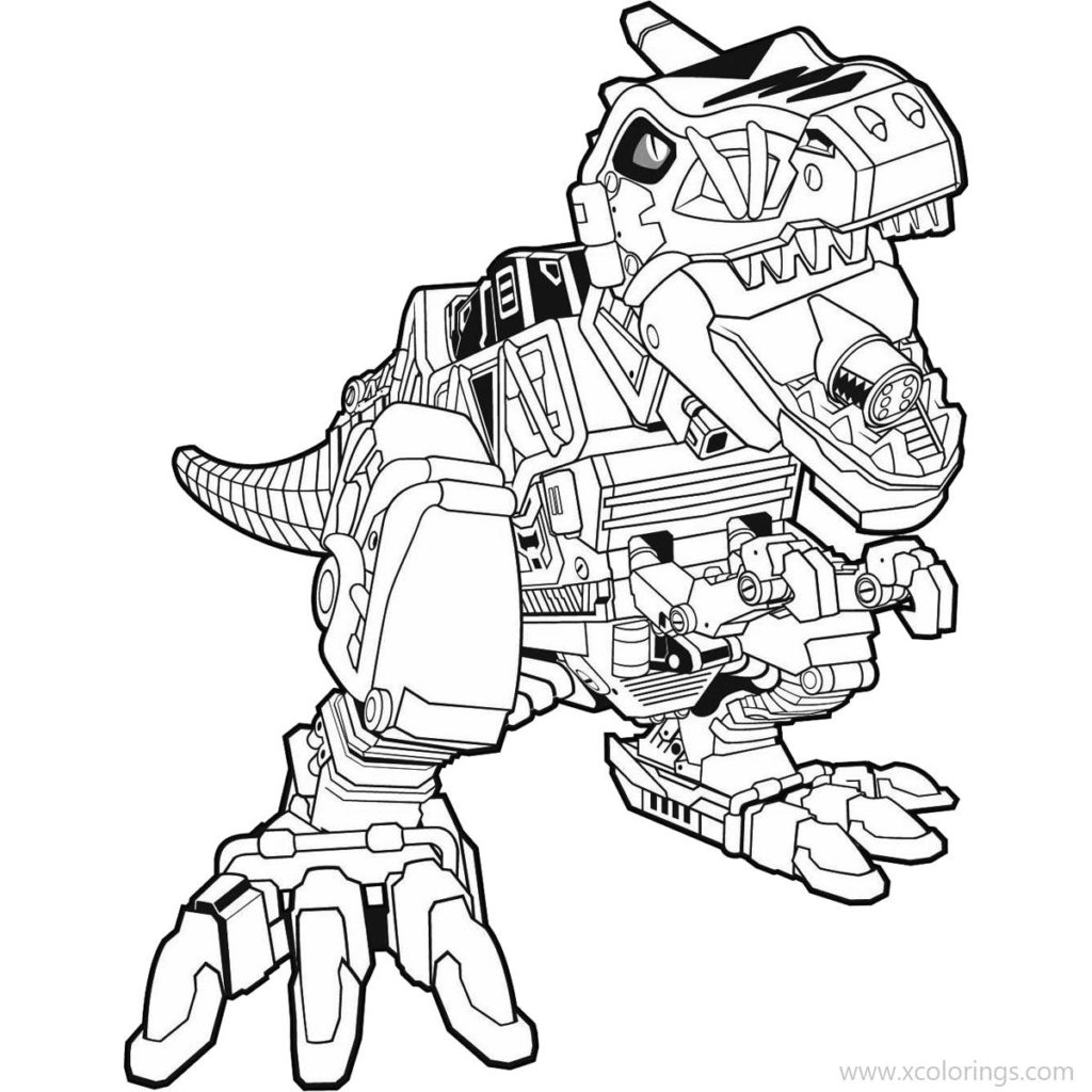 Power Rangers Dino Charge Coloring Pages Blue Ranger - XColorings.com