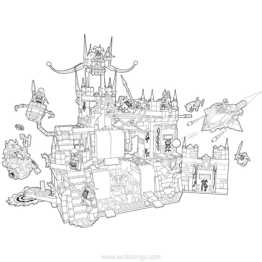 Free Printable LEGO NEXO Knights Coloring Pages printable
