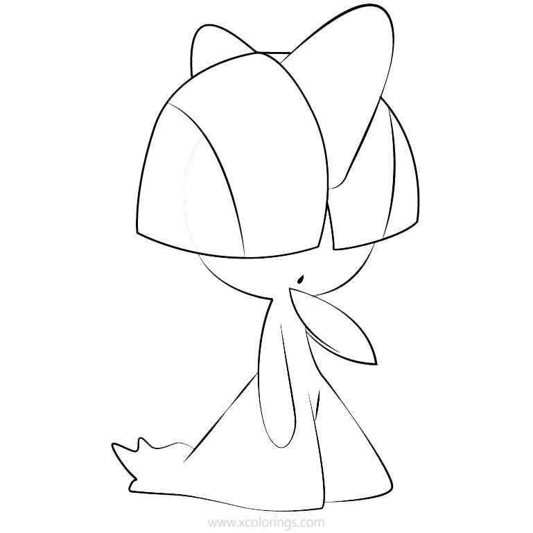 Free Ralts from Pokemon Coloring Pages printable
