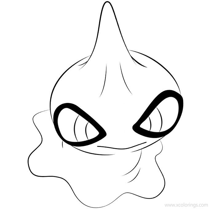 Free Shuppet from Pokemon Coloring Pages printable