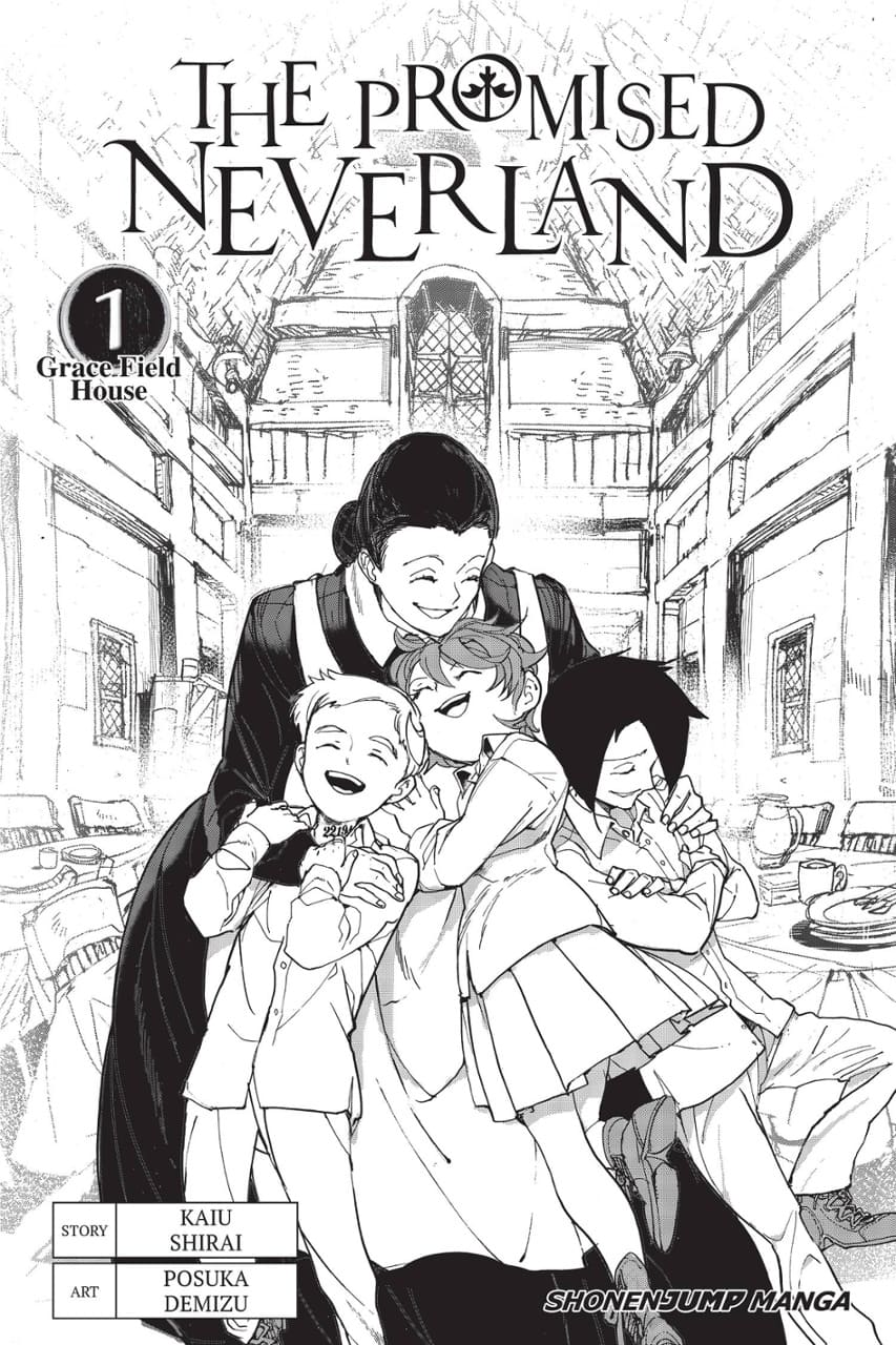 Free The Promised Neverland Coloring Pages Clipart Black and White printable