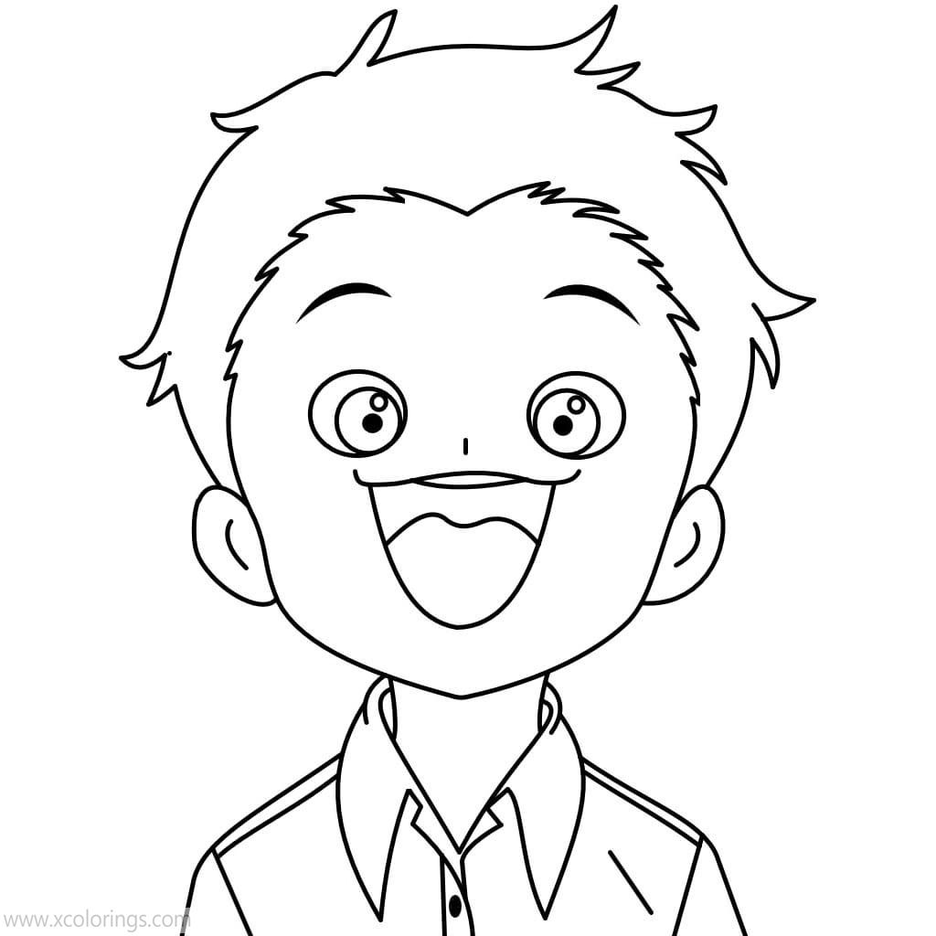 Free The Promised Neverland Coloring Pages Phil printable