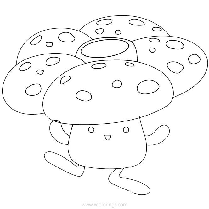 Free Vileplume from Pokemon Coloring Pages printable