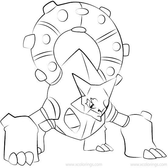 Free Volcanion from Pokemon Coloring Pages printable
