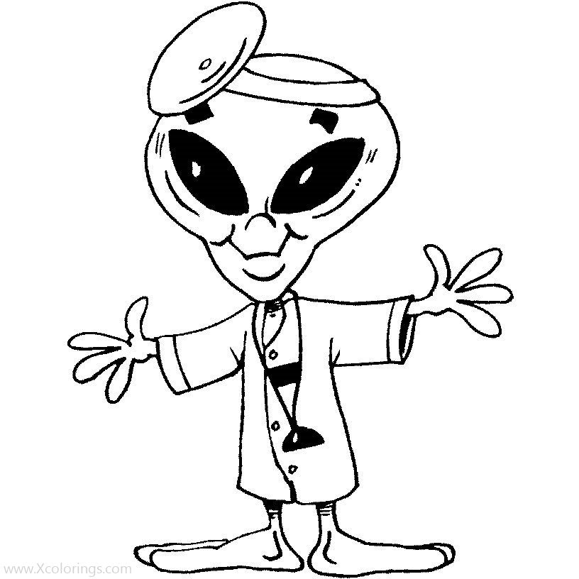 Free Alien Doctor Coloring Pages printable