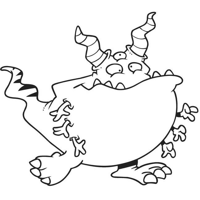 Free Alien from Outer Space Coloring Pages printable