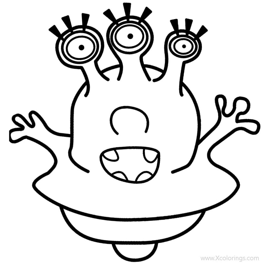 Alien Coloring Pages For Adults XColorings