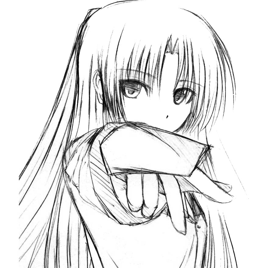 Free Angel Beats Coloring Pages Printable printable