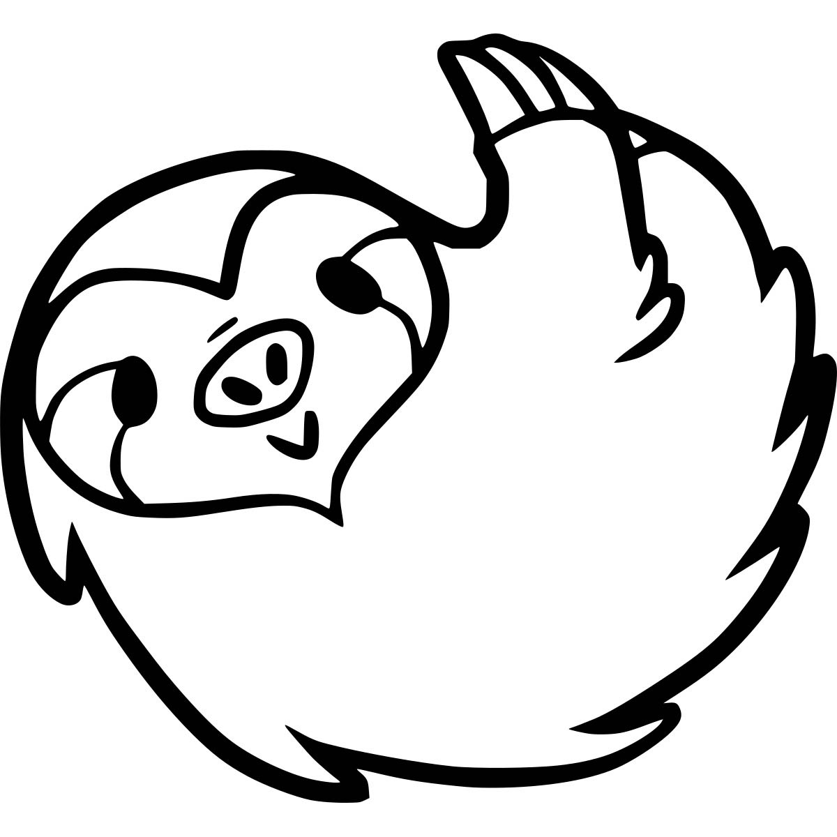 Cartoon Sloth Coloring Pages - XColorings.com