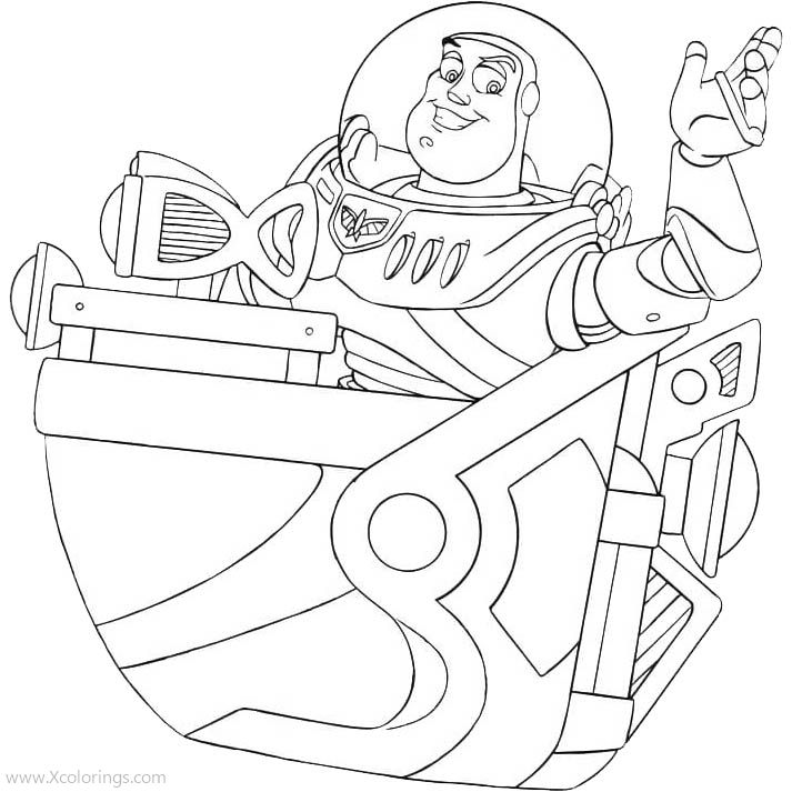Free Astronaut Coloring Pages Buzz Lightyear printable